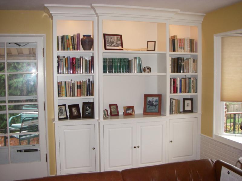White Wall Units | Custom Woodworx