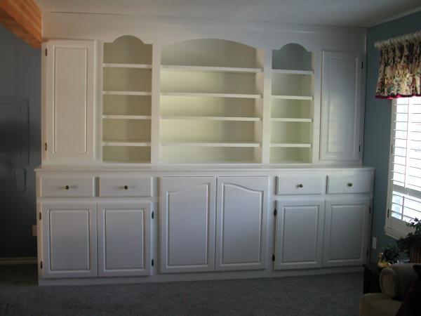 White Wall Units Custom Woodworx